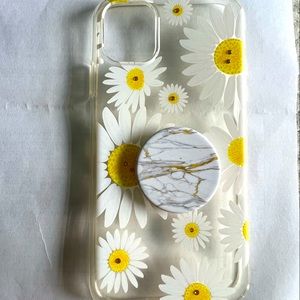 I phone 11 case with pop socket